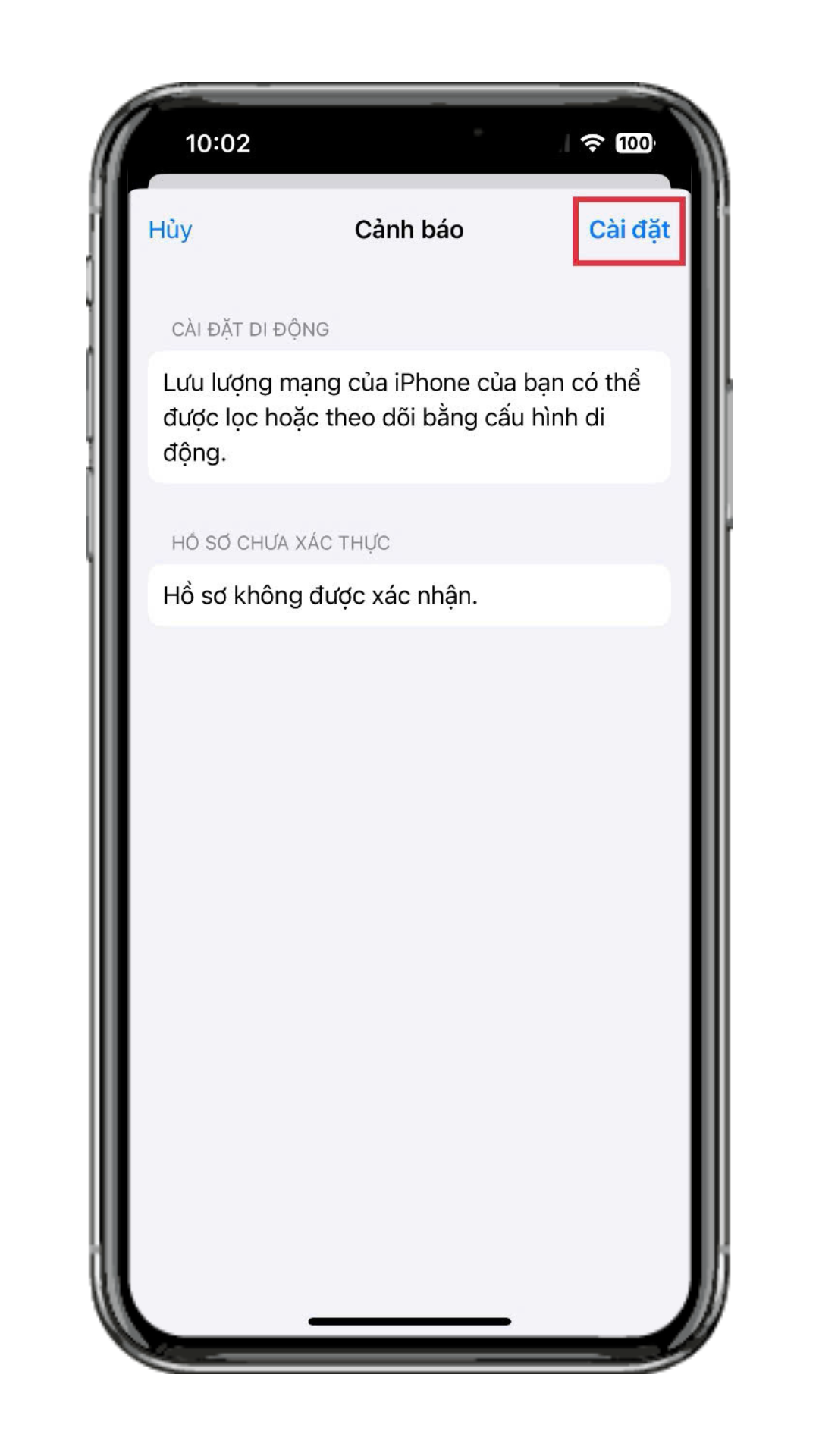 Bước 8: Cài đặt
